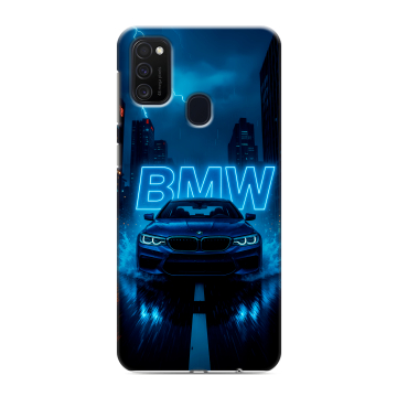 Силиконовый чехол на Samsung Galaxy M21 с принтом BMW БМВ Силиконовый чехол на Samsung Galaxy M21 с принтом BMW БМВ