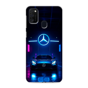 Силиконовый чехол на Samsung Galaxy M21 с принтом Mercedes Мерседес Силиконовый чехол на Samsung Galaxy M21 с принтом Mercedes Мерседес