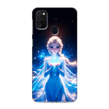 Силиконовый чехол на Samsung Galaxy M21 с принтом Холодное сердце Frozen Силиконовый чехол на Samsung Galaxy M21 с принтом Холодное сердце Frozen