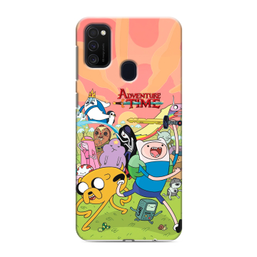 Силиконовый чехол на Samsung Galaxy M21 с принтом Adventure time Время приключений Силиконовый чехол на Samsung Galaxy M21 с принтом Adventure time Время приключений