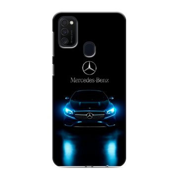 Силиконовый чехол на Samsung Galaxy M21 с принтом Mercedes Мерседес