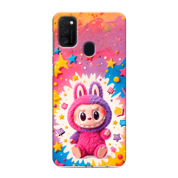 Силиконовый чехол на Samsung Galaxy M21 с принтом Labubu Лабубу Силиконовый чехол на Samsung Galaxy M21 с принтом Labubu Лабубу