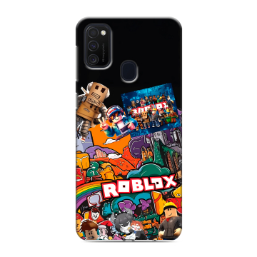 Силиконовый чехол на Samsung Galaxy M21 с принтом Roblox Роблокс Силиконовый чехол на Samsung Galaxy M21 с принтом Roblox Роблокс