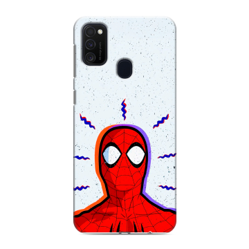 Силиконовый чехол на Samsung Galaxy M21 с принтом Spiderman Человек паук Силиконовый чехол на Samsung Galaxy M21 с принтом Spiderman Человек паук