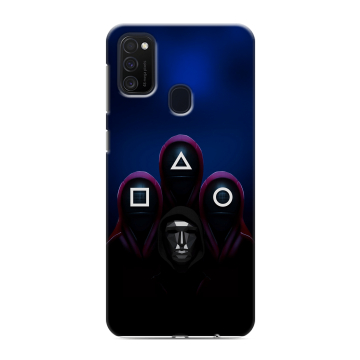 Силиконовый чехол на Samsung Galaxy M21 с принтом Игра Кальмара Силиконовый чехол на Samsung Galaxy M21 с принтом Игра Кальмара