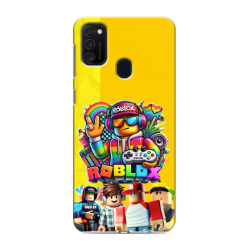 Силиконовый чехол на Samsung Galaxy M21 с принтом Roblox Роблокс Силиконовый чехол на Samsung Galaxy M21 с принтом Roblox Роблокс