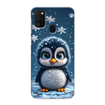 Силиконовый чехол на Samsung Galaxy M21 с принтом Новый год Силиконовый чехол на Samsung Galaxy M21 с принтом Новый год