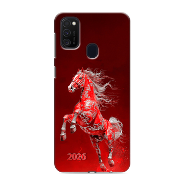 Силиконовый чехол на Samsung Galaxy M21 с принтом Новый год Силиконовый чехол на Samsung Galaxy M21 с принтом Новый год