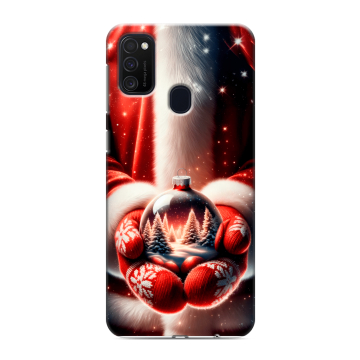 Силиконовый чехол на Samsung Galaxy M21 с принтом Новый год Силиконовый чехол на Samsung Galaxy M21 с принтом Новый год