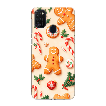 Силиконовый чехол на Samsung Galaxy M21 с принтом Новый год Силиконовый чехол на Samsung Galaxy M21 с принтом Новый год