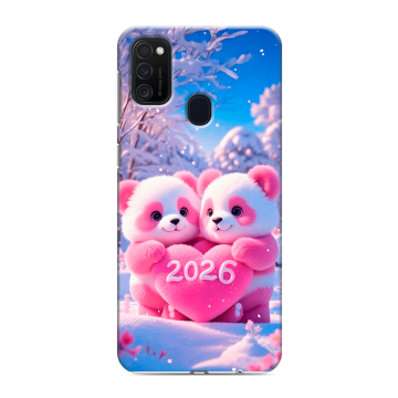 Силиконовый чехол на Samsung Galaxy M21 с принтом Новый год Силиконовый чехол на Samsung Galaxy M21 с принтом Новый год