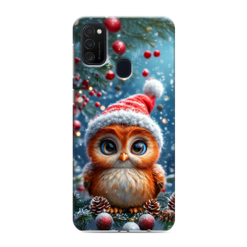 Силиконовый чехол на Samsung Galaxy M21 с принтом Новый год Силиконовый чехол на Samsung Galaxy M21 с принтом Новый год