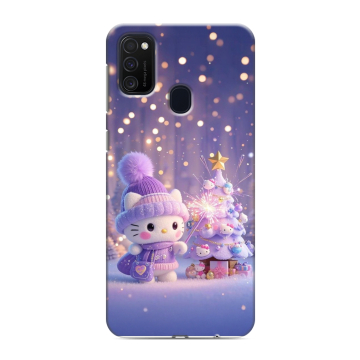 Силиконовый чехол на Samsung Galaxy M21 с принтом Новый год Силиконовый чехол на Samsung Galaxy M21 с принтом Новый год