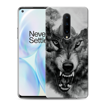 Силиконовый чехол на OnePlus 8 с принтом Волк Силиконовый чехол на OnePlus 8 с принтом Волк