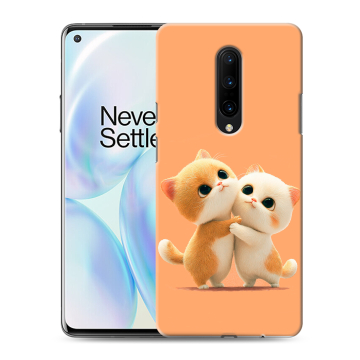 Силиконовый чехол на OnePlus 8 с принтом Милые котики Силиконовый чехол на OnePlus 8 с принтом Милые котики