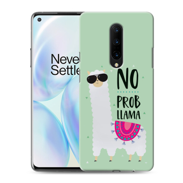 Силиконовый чехол на OnePlus 8 с принтом Лама Силиконовый чехол на OnePlus 8 с принтом Лама