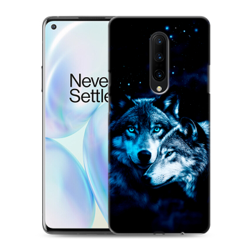 Силиконовый чехол на OnePlus 8 с принтом Волки Силиконовый чехол на OnePlus 8 с принтом Волки