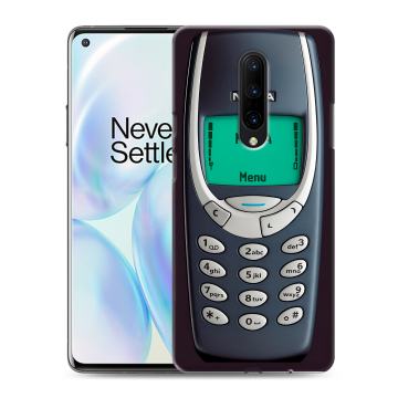 Силиконовый чехол на OnePlus 8 с принтом Старый телефон Силиконовый чехол на OnePlus 8 с принтом Старый телефон