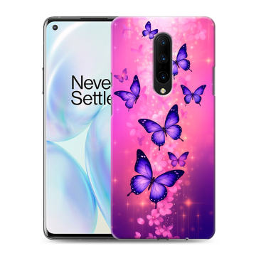 Силиконовый чехол на OnePlus 8 с принтом Бабочки Силиконовый чехол на OnePlus 8 с принтом Бабочки