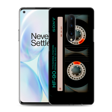 Силиконовый чехол на OnePlus 8 с принтом Кассета
