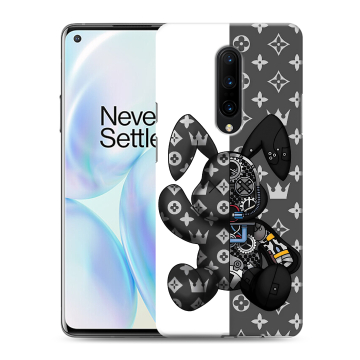 Силиконовый чехол на OnePlus 8 с принтом Луи робот Силиконовый чехол на OnePlus 8 с принтом Луи робот