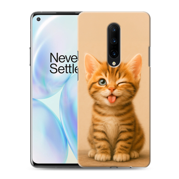 Силиконовый чехол на OnePlus 8 с принтом котенок Силиконовый чехол на OnePlus 8 с принтом котенок