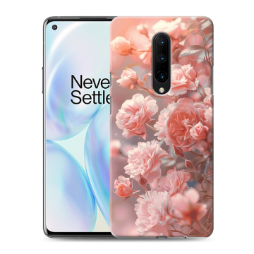 Силиконовый чехол на OnePlus 8 с принтом Розовые розы Силиконовый чехол на OnePlus 8 с принтом Розовые розы