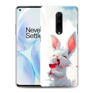Силиконовый чехол на OnePlus 8 с принтом кролик зайчик Силиконовый чехол на OnePlus 8 с принтом кролик зайчик