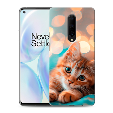 Силиконовый чехол на OnePlus 8 с принтом котик Силиконовый чехол на OnePlus 8 с принтом котик