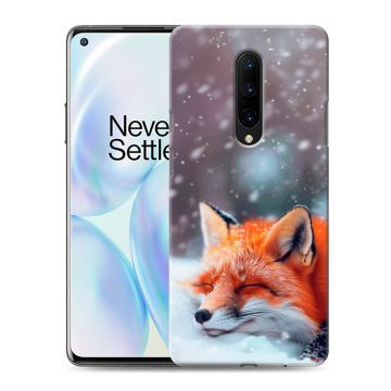 Силиконовый чехол на OnePlus 8 с принтом лиса Силиконовый чехол на OnePlus 8 с принтом лиса