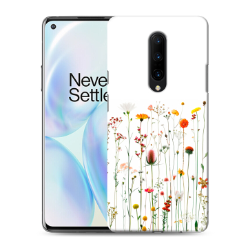 Силиконовый чехол на OnePlus 8 с принтом цветы Силиконовый чехол на OnePlus 8 с принтом цветы