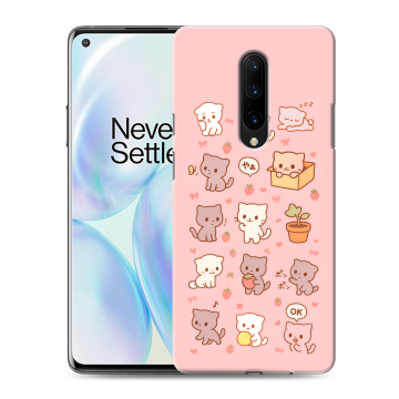 Силиконовый чехол на OnePlus 8 с принтом Hello Kitty Хелоу Кити
