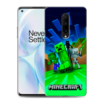 Силиконовый чехол на OnePlus 8 с принтом Майнкрафт Силиконовый чехол на OnePlus 8 с принтом Майнкрафт