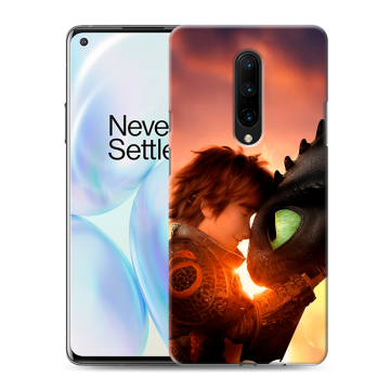 Силиконовый чехол на OnePlus 8 с принтом Как приручить дракона