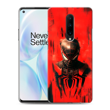 Силиконовый чехол на OnePlus 8 с принтом человек паук spiderman Силиконовый чехол на OnePlus 8 с принтом человек паук spiderman