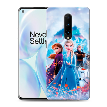 Силиконовый чехол на OnePlus 8 с принтом Холодное сердце Frozen Силиконовый чехол на OnePlus 8 с принтом Холодное сердце Frozen