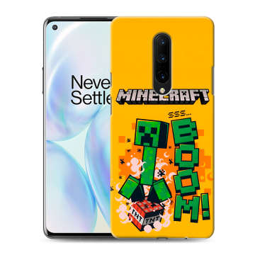 Силиконовый чехол на OnePlus 8 с принтом Майнкрафт Minecraft Силиконовый чехол на OnePlus 8 с принтом Майнкрафт Minecraft