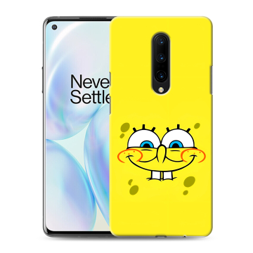 Силиконовый чехол на OnePlus 8 с принтом спанчбоб спанч боб