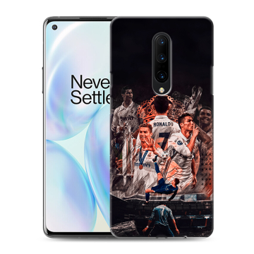 Силиконовый чехол на OnePlus 8 с принтом Реал Роналдо Real Ronaldo