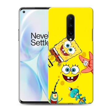 Силиконовый чехол на OnePlus 8 с принтом Спанч боб Спанчбоб