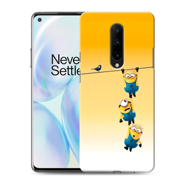 Силиконовый чехол на OnePlus 8 с принтом Миньоны Силиконовый чехол на OnePlus 8 с принтом Миньоны