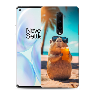 Силиконовый чехол на OnePlus 8 с принтом Капибара