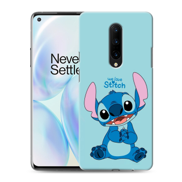 Силиконовый чехол на OnePlus 8 с принтом Лило и Стич
