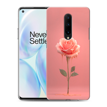 Силиконовый чехол на OnePlus 8 с принтом Розовая роза