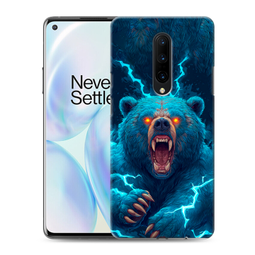 Силиконовый чехол на OnePlus 8 с принтом Медведь