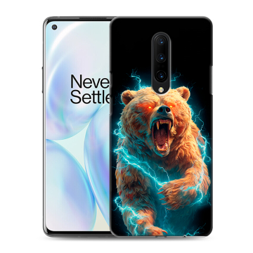 Силиконовый чехол на OnePlus 8 с принтом Медведь