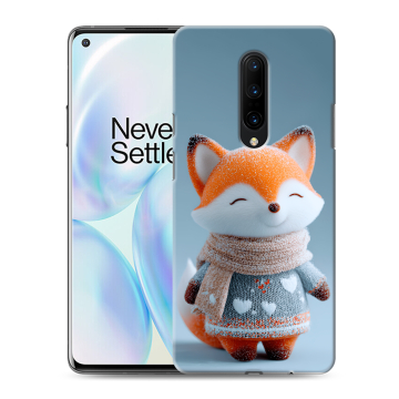 Силиконовый чехол на OnePlus 8 с принтом Лиса