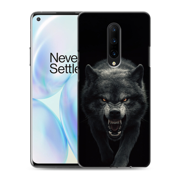 Силиконовый чехол на OnePlus 8 с принтом Волк Силиконовый чехол на OnePlus 8 с принтом Волк