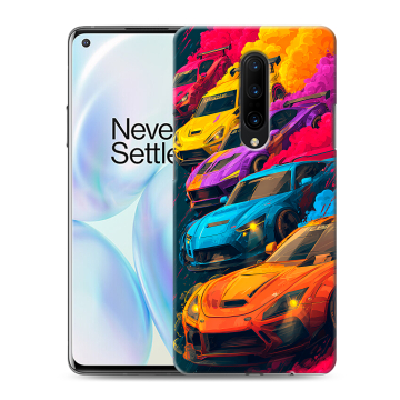 Силиконовый чехол на OnePlus 8 с принтом Тачки