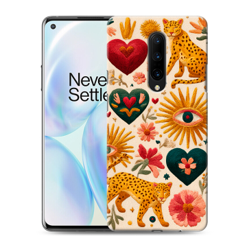 Силиконовый чехол на OnePlus 8 с принтом Модный принт